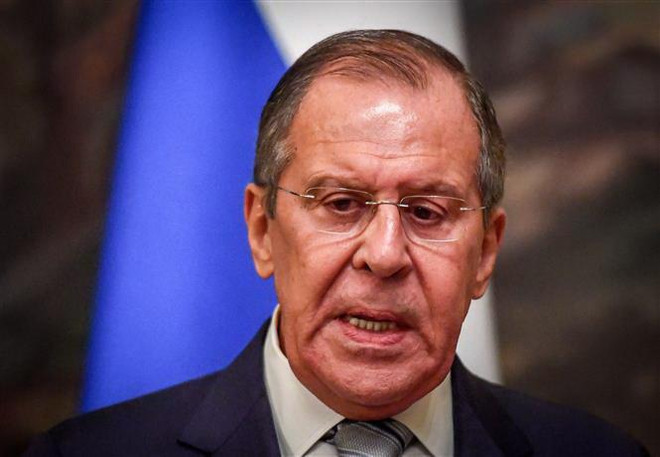 Ngoại trưởng Nga Sergei Lavrov. (Nguồn: AFP/TTXVN) Nga tuyên bố không đe dọa bất cứ ai trong khu vực Bắc Cực ảnh 1