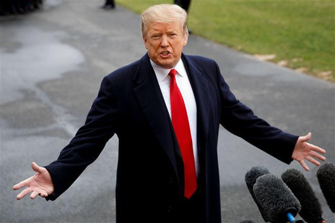 Tổng thống Mỹ Donald Trump. (Nguồn: THX/TTXVN) Tổng thống Trump tuyên bố áp thuế đối với các sản phẩm nhập từ EU ảnh 1