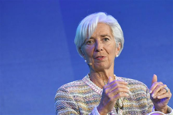 Tổng Giám đốc Quỹ Tiền tệ quốc tế (IMF) Christine Lagarde. (Nguồn: THX/TTXVN) Tổng Giám đốc IMF: Brexit không thỏa thuận sẽ là kết cục khủng khiếp ảnh 1