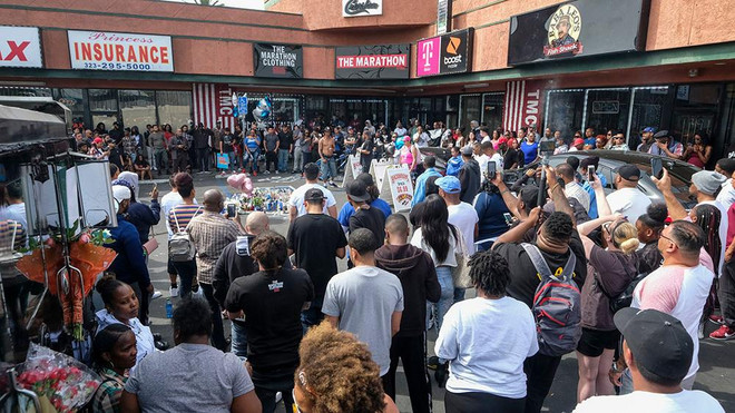 Giẫm đạp tại lễ tưởng niệm rapper Nipsey Hussle, nhiều người bị thương ảnh 1