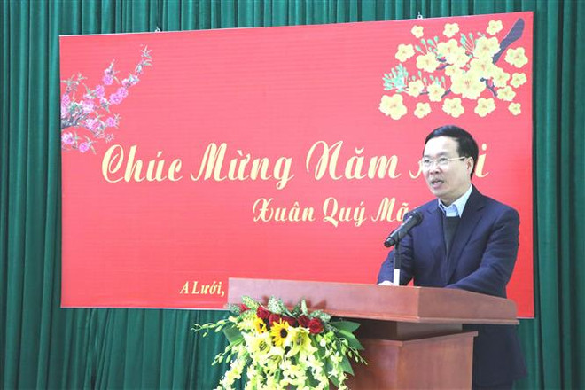 Ông Võ Văn Thưởng dự chương trình 'Xuân Biên phòng ấm lòng dân bản' ảnh 3