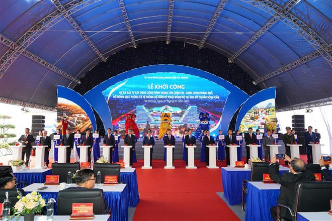 Hải Phòng khởi công xây dựng Trung tâm chính trị-hành chính mới ảnh 1
