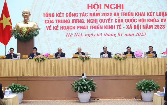 Tổng Bí thư: Tranh thủ thời cơ, thực hiện thắng lợi mục tiêu năm 2023 ảnh 2