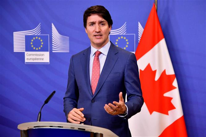 Thủ tướng Canada Justin Trudeau. (Ảnh: AFP/TTXVN) Thủ tướng Canada bảo vệ quyết định cấm Huawei và ZTE tham gia mạng 5G ảnh 1