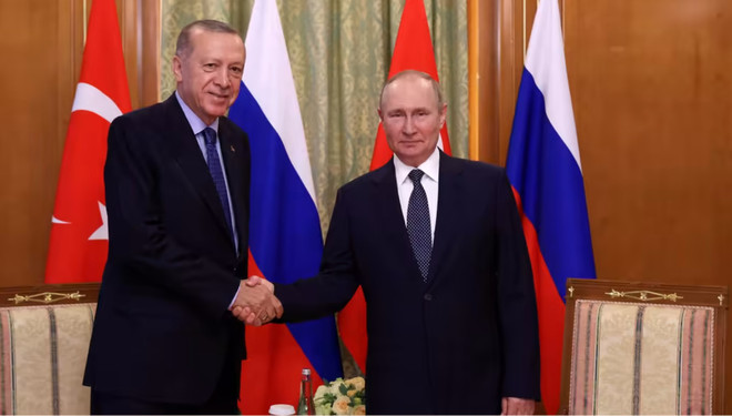 Tổng thống Nga Putin và Tổng thống Thổ Nhĩ Kỳ Erdogan hội đàm ảnh 1