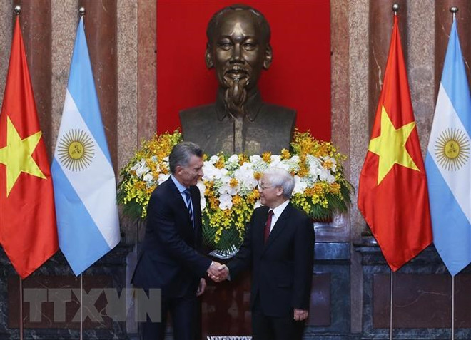 Tổng thống Cộng hòa Argentina kết thúc chuyến thăm tới Việt Nam ảnh 1
