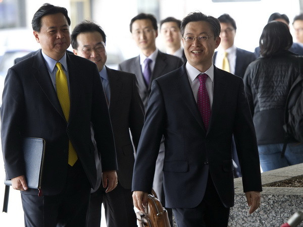 Trưởng đoàn đàm phán hạt nhân Hàn Quốc thăm Nhật Bản ảnh 1