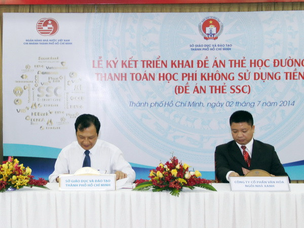 TP. HCM thí điểm thẻ thanh toán học phí không dùng tiền mặt ảnh 1