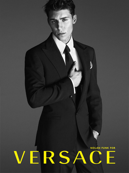 Nolan Funk “hút hồn” với chiến dịch Versace Xuân Hè 2014 ảnh 2