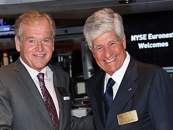 CEO của Omnicom John Wren và CEO của Publicis Maurice Lévy. (Nguồn: Getty Images) Publicis Omnicom trở thành tập đoàn quảng cáo lớn nhất ảnh 1