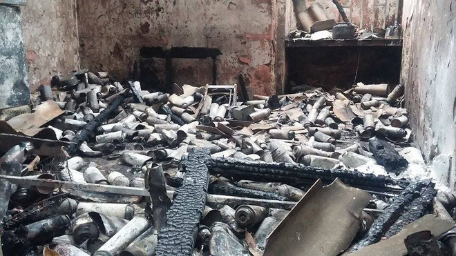 Cơ sở sang chiết gas trong khu ổ chuột phát nổ, một người nguy kịch ảnh 1