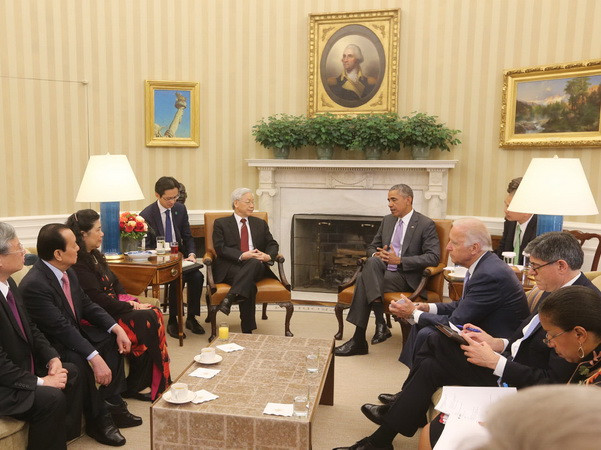 Việt Nam-Hoa Kỳ ký 4 văn kiện hợp tác nhân chuyến thăm của Tổng Bí thư ảnh 1