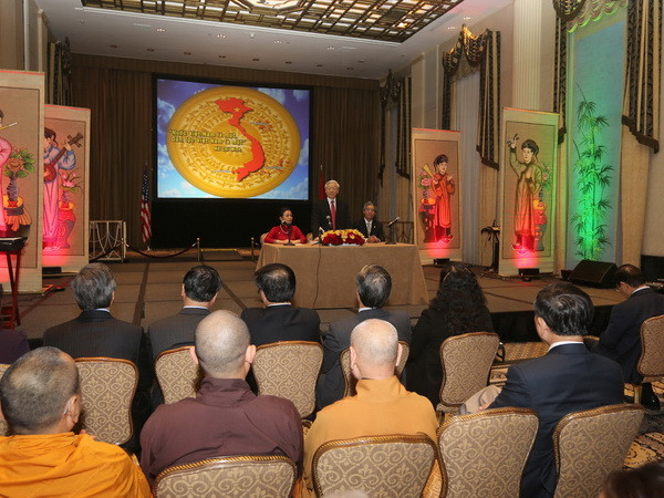 Tổng Bí thư Nguyễn Phú Trọng gặp mặt cộng đồng người Việt tại Hoa Kỳ ảnh 1
