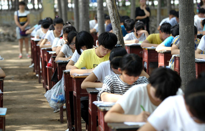 [Photo] Chuyển địa điểm thi cuối kỳ vào rừng để... kết quả tốt hơn ảnh 4