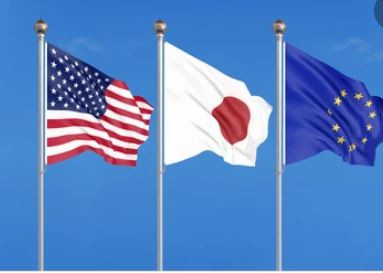 Mỹ, EU và Nhật Bản nhất trí làm mới quan hệ đối tác ba bên ảnh 1
