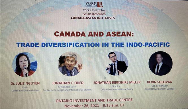Hội thảo Canada và ASEAN: Đa dạng hóa thương mại tại Ấn Độ Dương-TBD ảnh 2