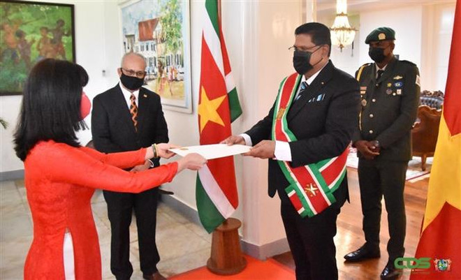 Suriname khẳng định luôn ủng hộ Việt Nam trên các diễn đàn đa phương ảnh 1