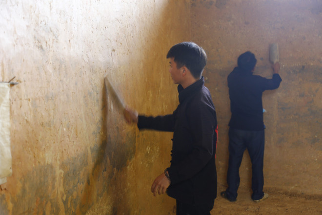 [Photo] Tuyên Quang: Xem người Mông ở Lâm Bình làm nhà trình tường ảnh 2