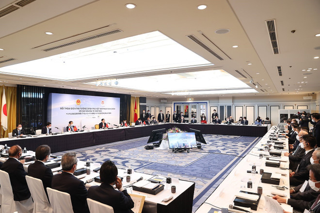 [Photo] Thủ tướng Phạm Minh Chính đối thoại với nhà đầu tư Nhật Bản ảnh 4