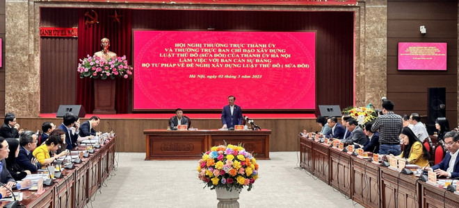 Hà Nội đề nghị xây dựng Dự thảo Luật Thủ đô với 9 nhóm chính sách ảnh 1