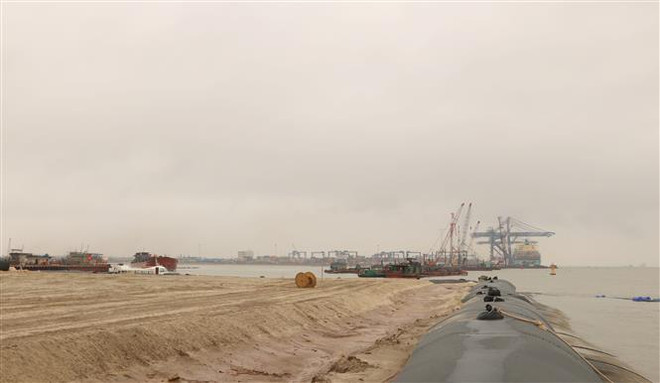Hải Phòng đẩy nhanh tiến độ xây dựng các bến cảng nước sâu ảnh 1