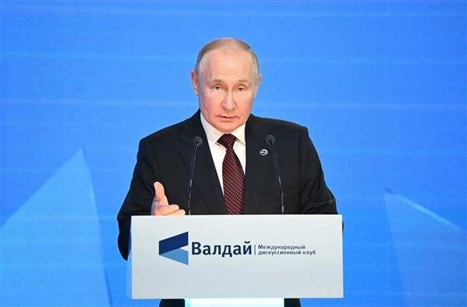 Tổng thống Putin nêu các nguyên tắc trong quan hệ quốc tế của Nga ảnh 1