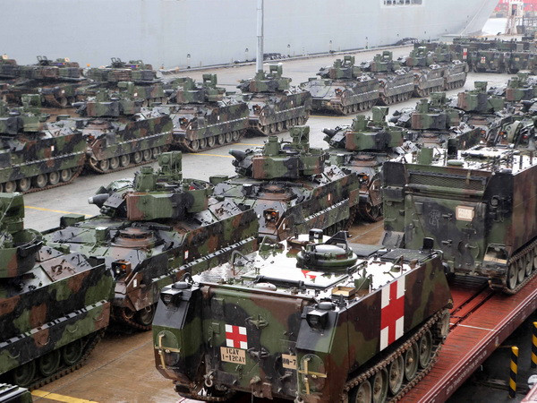 Tập trận chung Hàn-Mỹ trùng ngày đoàn tụ gia đình ly tán ảnh 1