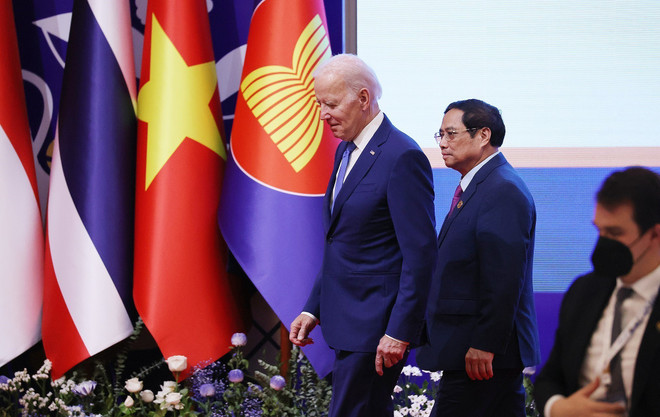 Thủ tướng Phạm Minh Chính gặp Tổng thống Hoa Kỳ Joe Biden ảnh 1