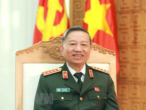 Đại tướng Tô Lâm, Ủy viên Bộ Chính trị, Bộ trưởng Bộ Công an làm Trưởng đoàn thăm làm việc tại Malaysia từ ngày 12-13/2. (Ảnh: Doãn Tấn/TTXVN) Việt Nam-Malaysia đẩy mạnh đấu tranh chống tội phạm xuyên quốc gia ảnh 1