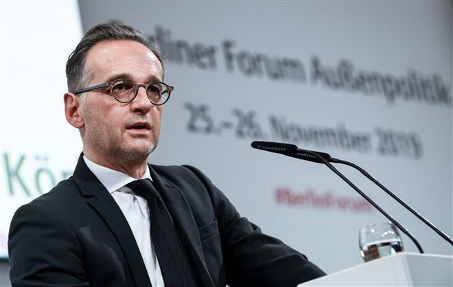 Ngoại trưởng Đức Heiko Maas. (Nguồn: AFP/TTXVN) Đức kêu gọi xây dựng liên minh an ninh-quốc phòng châu Âu ảnh 1