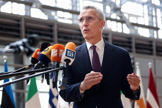 Tổng Thư ký NATO Jens Stoltenberg. (Ảnh: AFP/TTXVN) NATO thừa nhận chia rẽ nội bộ về vấn đề kết nạp Ukraine ảnh 1