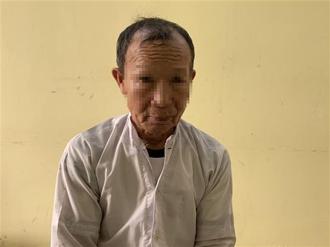 Đối tượng Bạch Văn Liêm. (Ảnh: TTXVN phát) Đồng Tháp: Bắt giữ đối tượng hiếp dâm cụ bà dẫn đến tử vong ảnh 1