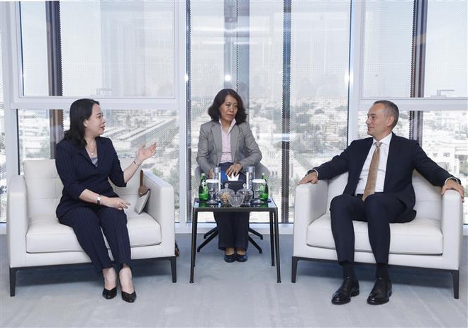 Hoạt động của Phó Chủ tịch nước Võ Thị Ánh Xuân tại UAE ảnh 1