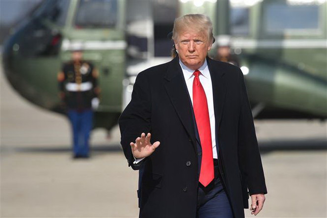 Tổng thống Mỹ Donald Trump. (Nguồn: AFP/TTXVN) Liệu chiến lược giành thị phần bán vũ khí của Mỹ có phản tác dụng? ảnh 2