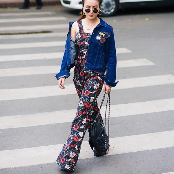 Mỹ nhân Việt lăng xê chân váy midi, sơ mi họa tiết và áo khoác cá tính ảnh 6