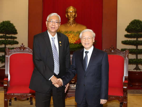 Tổng thống Myanmar kết thúc tốt đẹp chuyến thăm tới Việt Nam ảnh 1