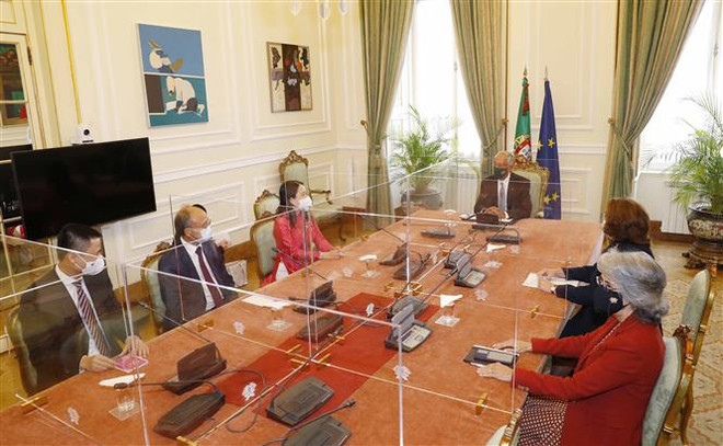 Phó Chủ tịch nước Võ Thị Ánh Xuân hội kiến Tổng thống Bồ Đào Nha ảnh 2