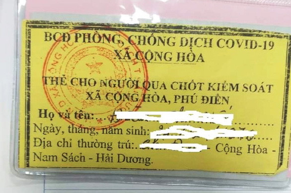 Hải Dương xử lý nghiêm cán bộ xã thu tiền xác nhận 'giấy đi đường' ảnh 1