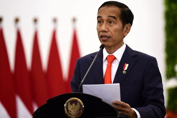 Tổng thống Indonesia Joko Widodo (Nguồn: AFP) Hội nghị cấp cao ASEAN: Indonesia kêu gọi các cường quốc ngừng đối đầu ảnh 1