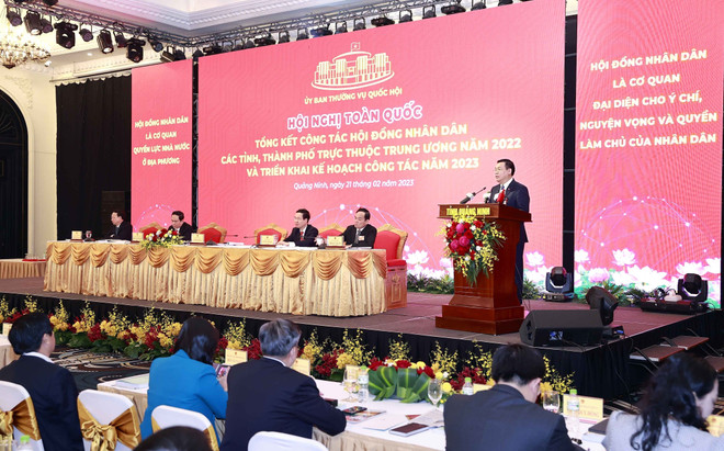 Phát biểu của Chủ tịch Quốc hội tại Hội nghị toàn quốc về HĐND ảnh 1