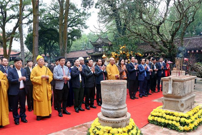 Lễ khai hội truyền thống mùa Xuân Côn Sơn-Kiếp Bạc năm 2023 ảnh 2