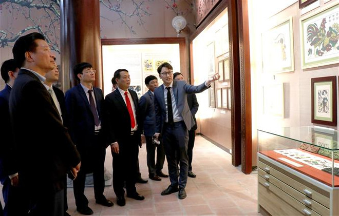 Khai trương Nhà Trưng bày Di sản Văn hóa nghề làm tranh Đông Hồ ảnh 2