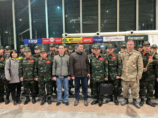 Lực lượng quân đội Việt Nam đã tới Hatay, sẵn sàng tham gia hỗ trợ ảnh 2