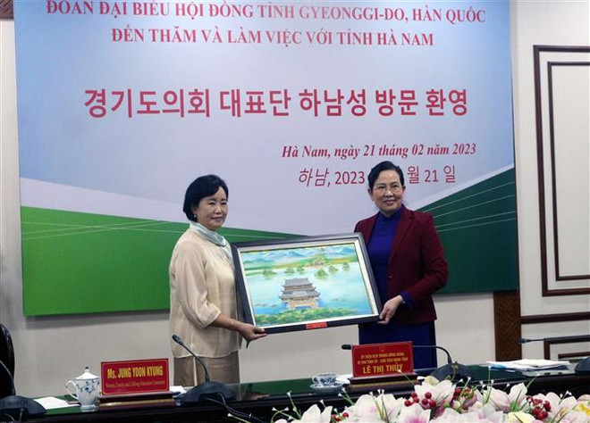 Hà Nam tăng cường hợp tác với tỉnh Gyeonggi-do của Hàn Quốc ảnh 2