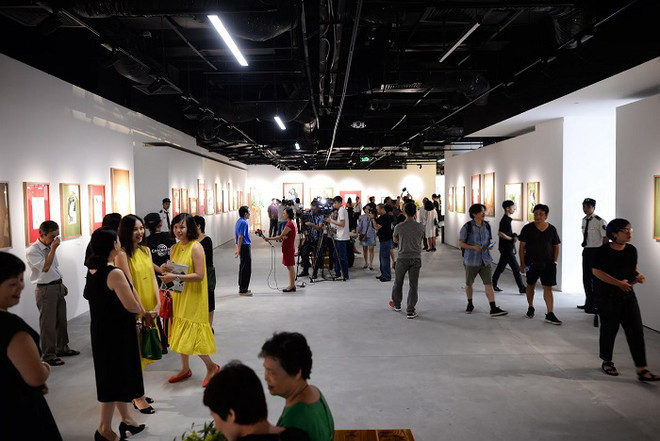 Tận mắt chiêm ngưỡng những tuyệt phẩm của danh họa Lưu Công Nhân ảnh 10