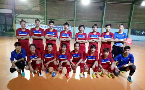 Đội tuyển Futsal nữ Việt Nam. (Nguồn: vff.org.vn) SEA Games 29: Futsal Việt Nam và giấc mơ đổi màu huy chương ảnh 1
