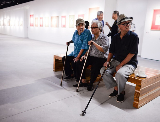 Tận mắt chiêm ngưỡng những tuyệt phẩm của danh họa Lưu Công Nhân ảnh 8