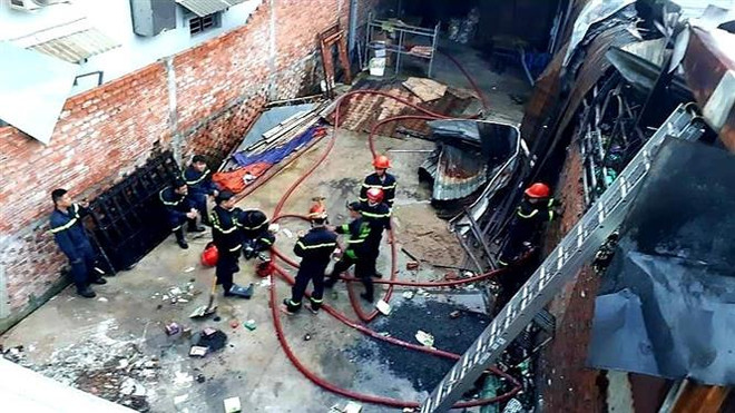 Thành phố Hồ Chí Minh: Hỏa hoạn thiêu rụi nhiều căn nhà trọ ở quận 9 ảnh 1