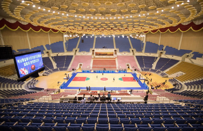 Truyền thông Triều Tiên đưa tin về giao hữu bóng rổ liên Triều ảnh 1