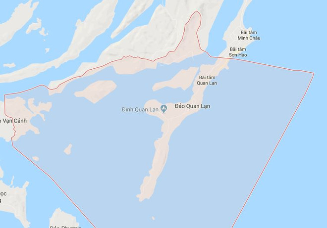 Xe tuk tuk lật nhào trên đảo Quan Lạn, 9 du khách bị thương ảnh 1